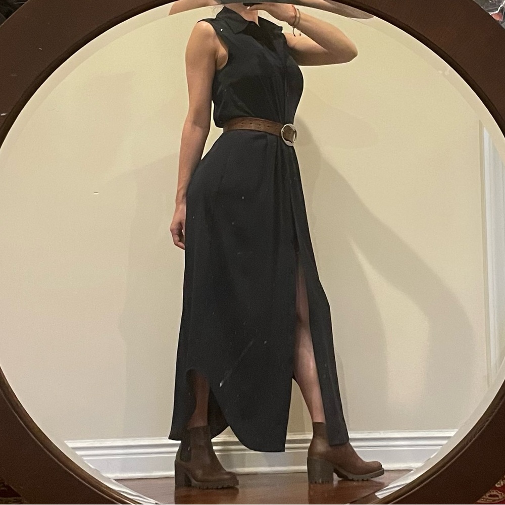 RACHEL ROY Button Down Maxi Dress